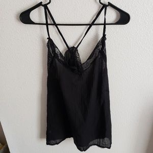 Black cami top